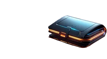 Image of a futuristic wallet, symbolizing the crypto bonus promotion at Unlim Online Casino.